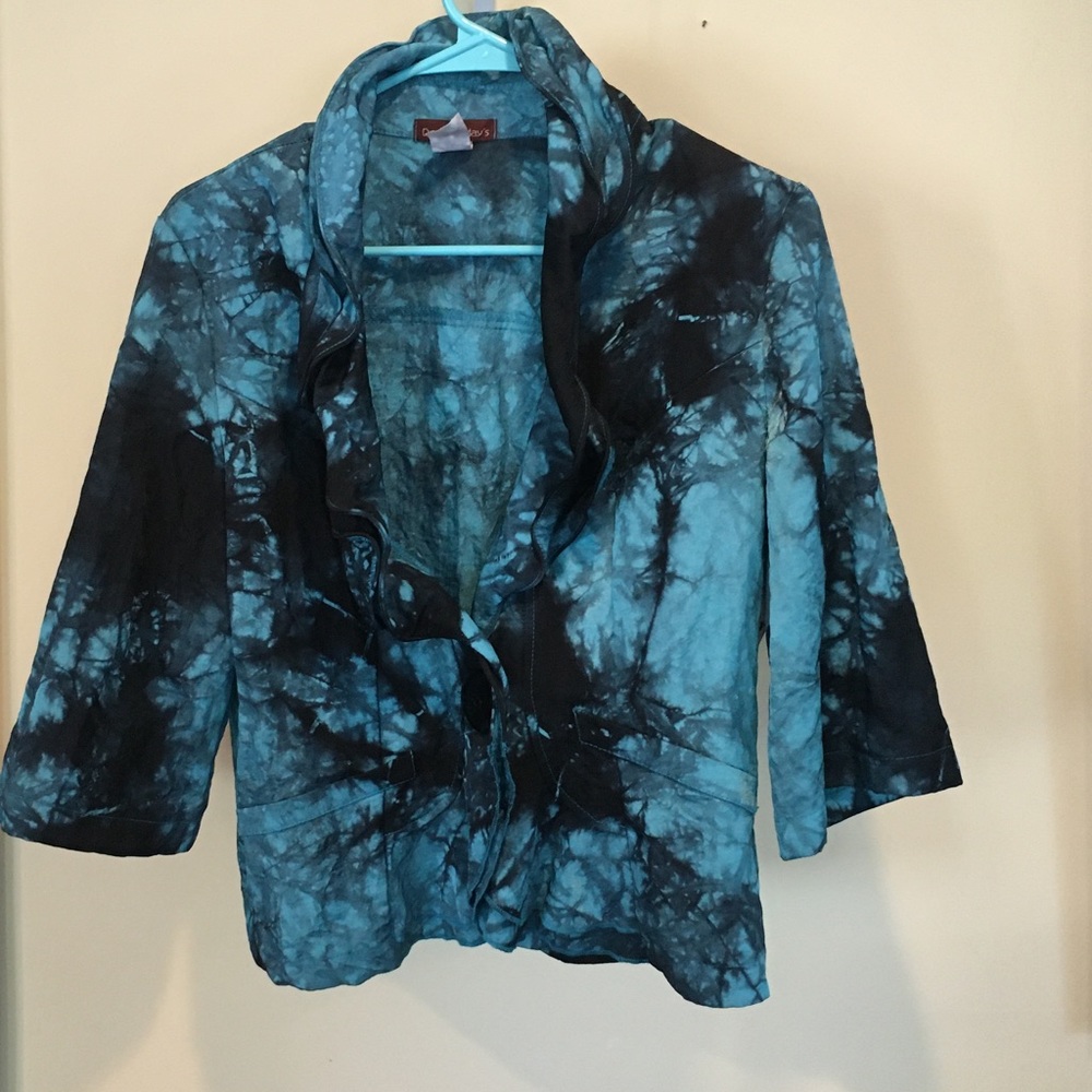 Design Today Structured Ruffle Blazer